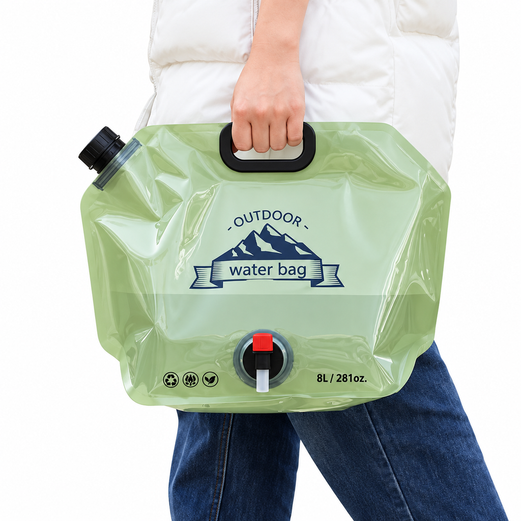 Portable Folding Water Storage Bag with Tap – Large Capacity