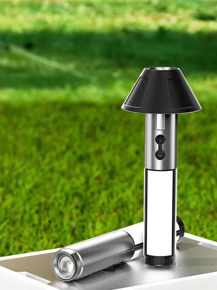 Rechargeable Telescopic LED Camping Light – Portable & Foldable
