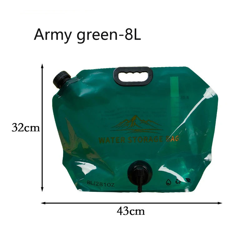 Portable Folding Water Storage Bag with Tap – Large Capacity