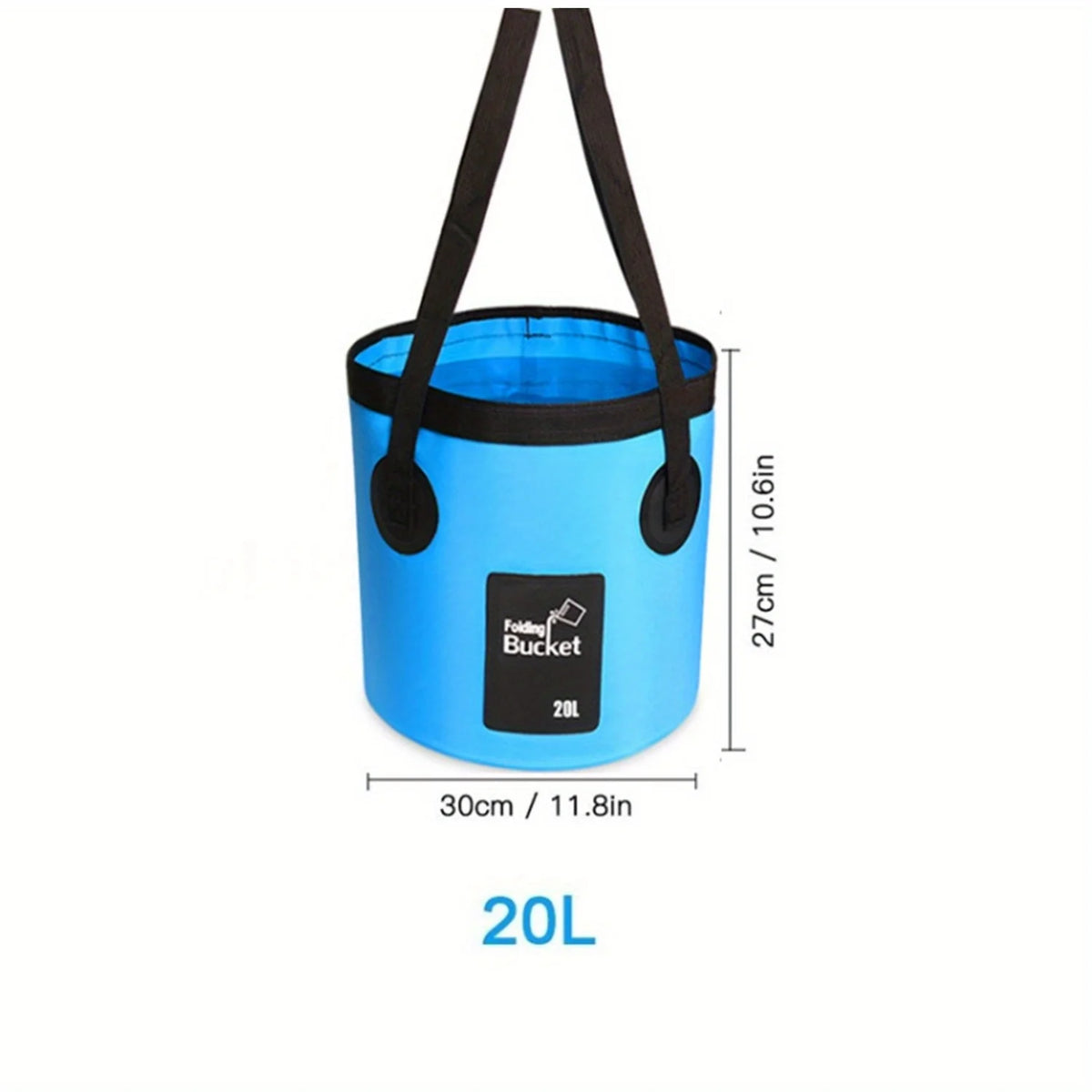 20L Collapsible Water Bucket – Portable & Foldable