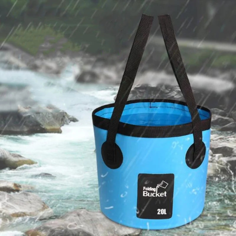 20L Collapsible Water Bucket – Portable & Foldable