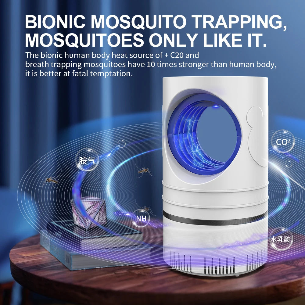 Portable USB Mosquito & Insect Killer Lamp – LED Light Trap